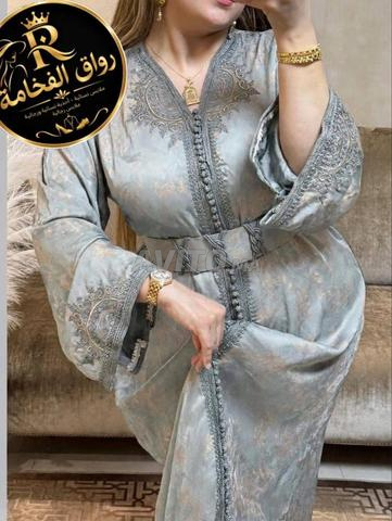 Caftan en soie Kamkha