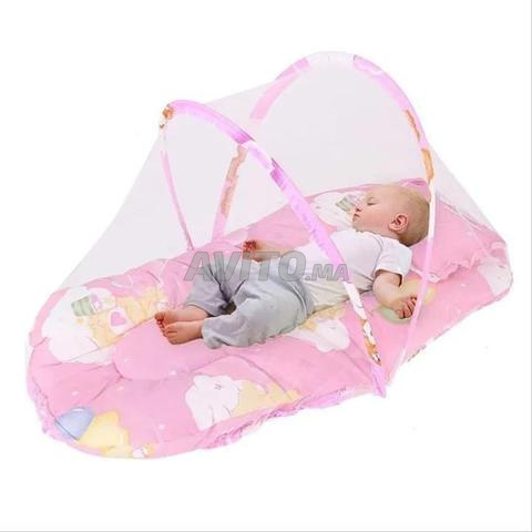 Lit bébé moustiquaire pour enfants pliable - 2