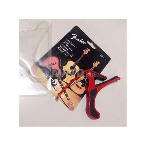 Capodastre ED-03 pour guitares - Rouge