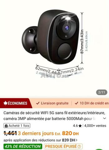 Caméra 5G sans fil FHD 3MP Haute Technologie - 2
