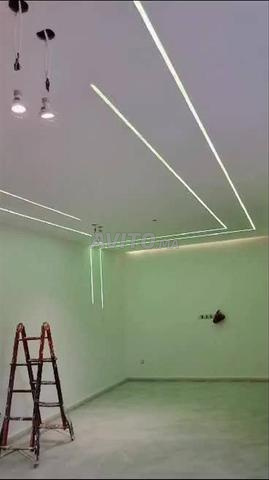 Rénovation faux plafond plâtre peinture - 2