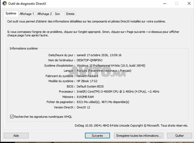 PC HP ZBOOK WORKSTATION - 2