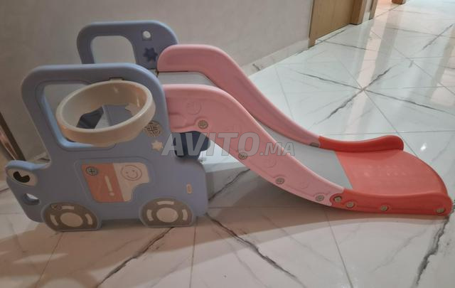 Toboggan et trottinette zèbre rigolo - 2
