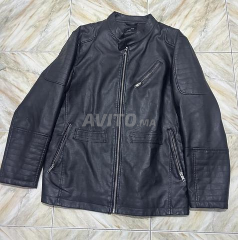 Veste cuir noir - 2