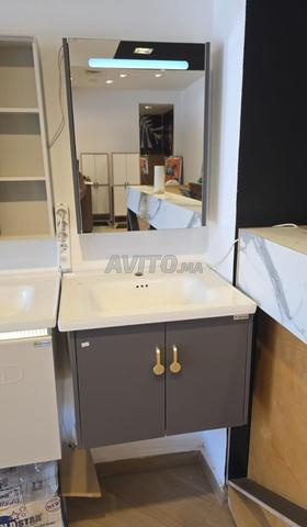 Pack vasque avec miroir pharmacie LED - 2
