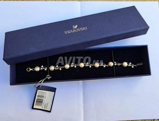 Bracelet Swarovski Crystal Pearl Perle Originale Libre - 2