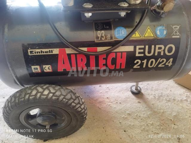 Compresseur 24 litres, propre, en aluminium, deux pistons - 2