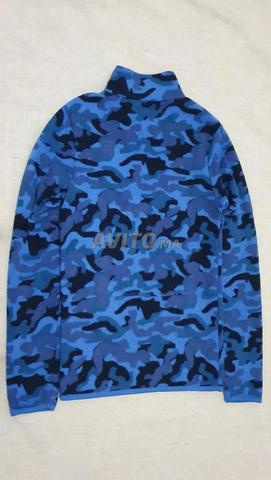 Polaire Enfant 12A Camouflage Bleu - Tissaia - 2