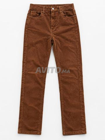 بنطلون رجالي UNIQLO بني كوردروي – مقاس L