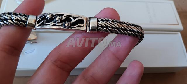 Bracelet homme de luxe argent 925 - 2