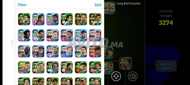 Compte efootball - 2