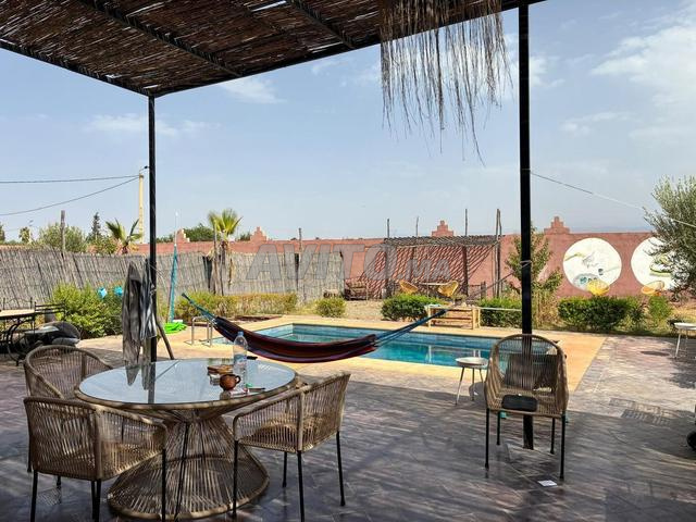Maison meublée piscine privée - Route de Fès