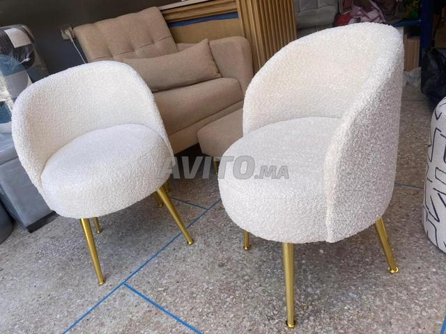 Chaise bouclé royale ✨ - 2