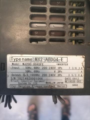 Variateur OMRON MX2 0.75KW 200V - 2