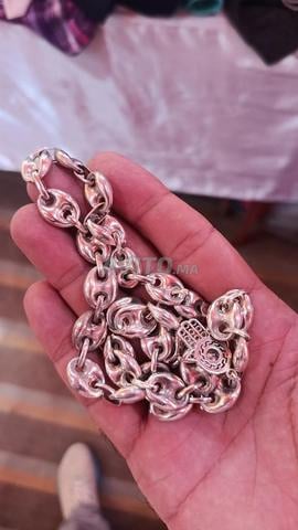 Collier homme en argent