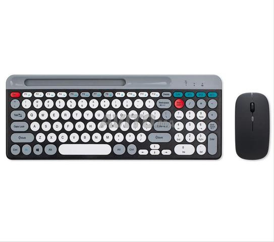 Clavier sans fil ZYG-806 avec souris de contrôle - 2