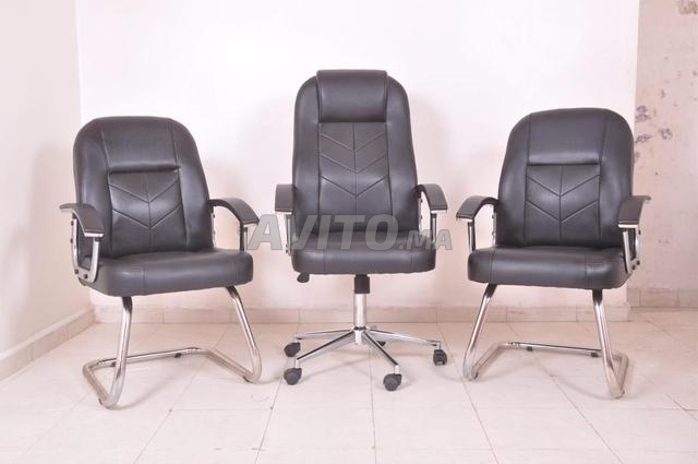 Chaise de bureau similicuir luxe/ confortable - 2