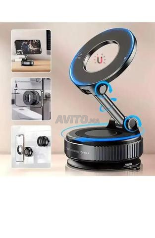 Support téléphone magnétique 360°, neuf. - 2