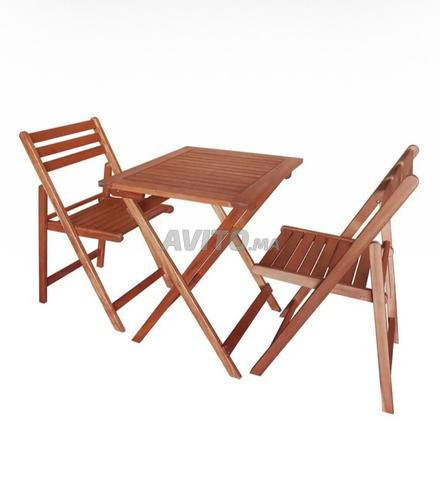 ENSEMBLE DE JARDIN EN BOIS D’ACACIA - 2