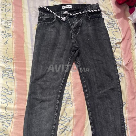 Pantalon en jean noir taille 35 - 2