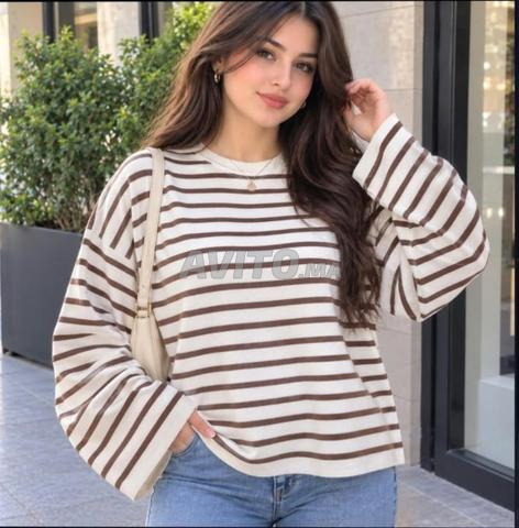 Blouse rayée oversize