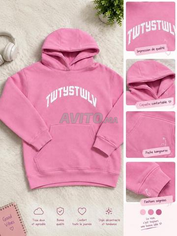 Sweat Twinzy Rose Clair - Oversize - Neuf - 2
