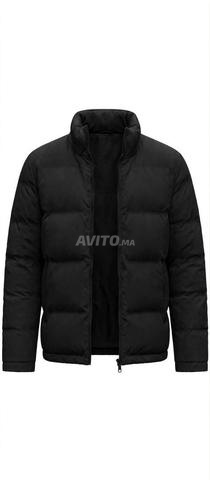 Veste homme noire jacket doudoune homme - 2