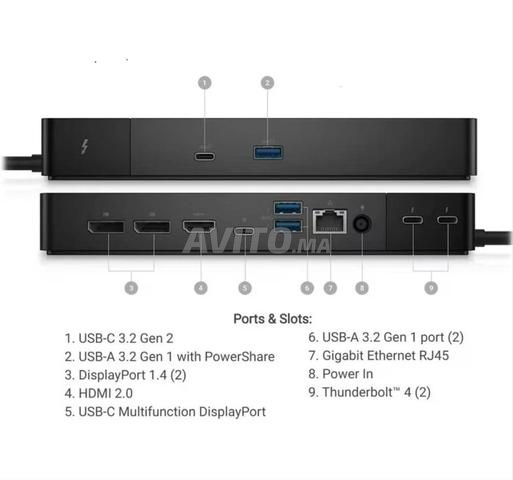 Station d'accueil Dell Thunderbolt Dock WD22TB4 - 2