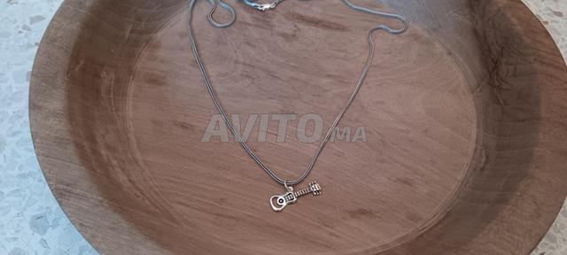 Chaîne et pendentif argent - 2