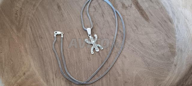 Chaîne et pendentif en argent - 2