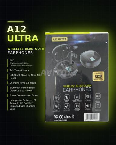 A12 ULTRA Wireless Bluetooth Earphones ENC 