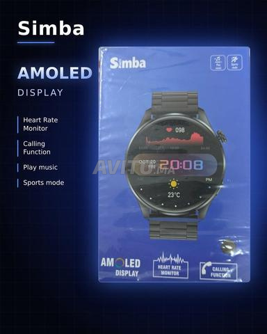 Simba Smart Watch - Écran AMOLED - Appel et Fréquence Cardiaque