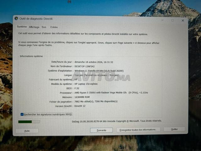 PC portable HP 15s - 2