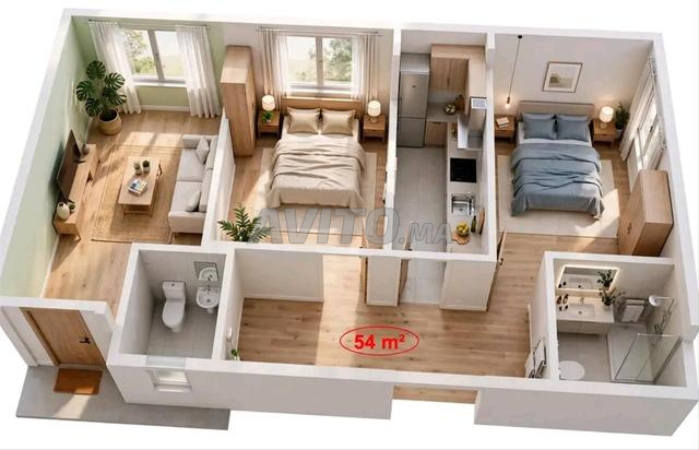 Appartement 54 m2 avec parking à Awama avec aide - 2