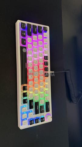 Clavier M4G GOLDEN LION G168RGB Blanc