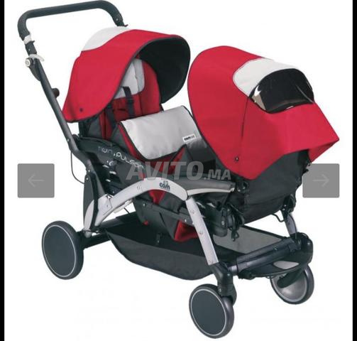 Poussette jumeaux marque italienne CAM - 2