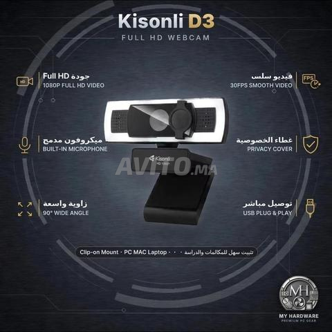 📷 Kisonli D3 - Webcam Full HD 🎯 - 2