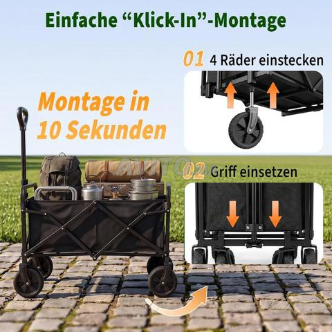 Chariot pliable avec une capacité de 150 kg - 2