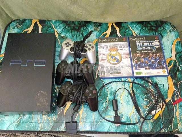 PS2 ORIGINALE 2 JEUX 3 MANETTES 1 CÂBLE VIDÉO