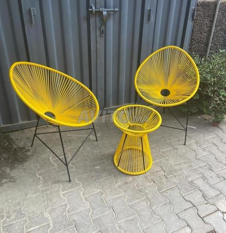 Pack 2 chaises et table - 2