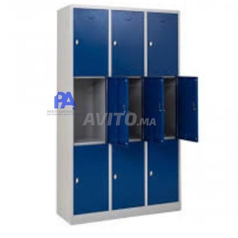 Vestiaire armoire métallique neuf pour rangement - 2