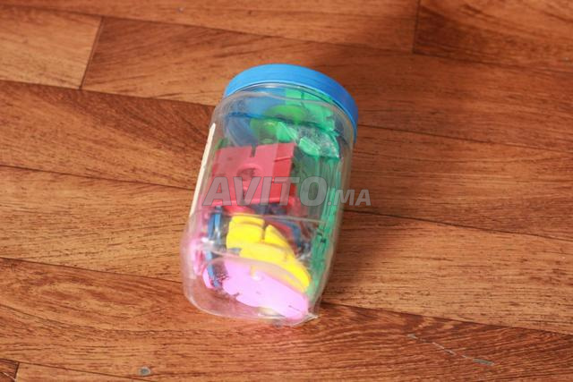 Jeu de construction coloré en plastique pour enfants - 2