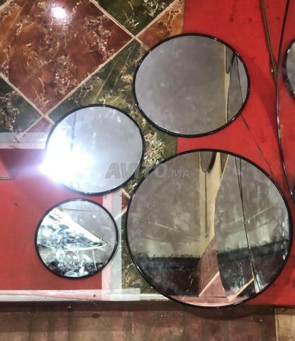 Pack 4 miroirs avec cadre en polyester - 2