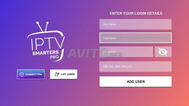 Abonnement D'IPTV 12 Mois 4k HEVC PR