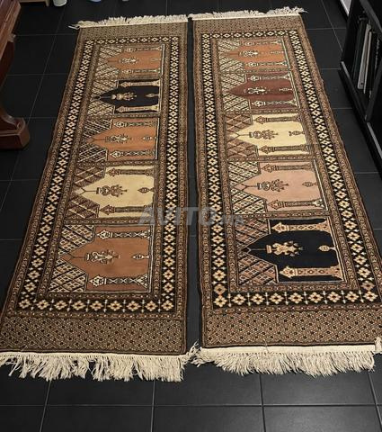 زوج سجادات عتيقة متطابقة – 60 × 170 سم
