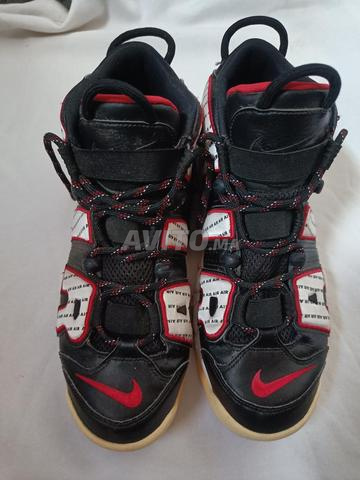 Baskets Montantes Air Uptempo Noir et Rouge - 2