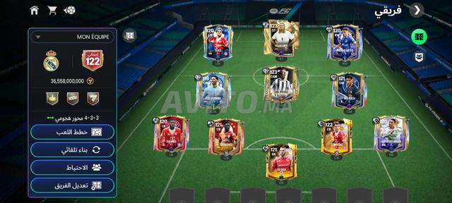 حساب قديم للعبة FC Mobile بحالة جيدة.