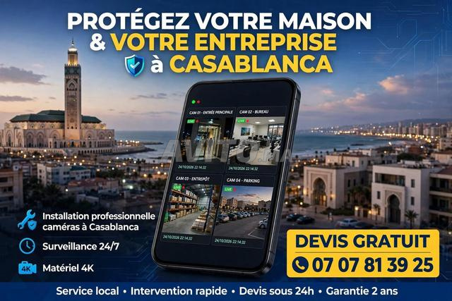 Installation caméra de surveillance Casablanca - 2