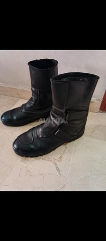 bottes moto 47.5 en vrai cuir - 2