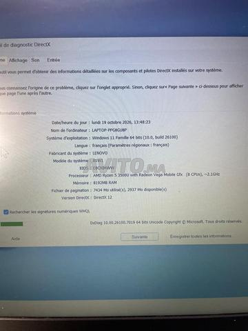 Ordinateur portable Ryzen 5 3500U Graphique Vega 8 d'un magasin - 2